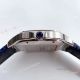 Swiss Grade Replica Cartier Santos 9015 Blue Dial Blue Leather Strap Automatic Watch (6)_th.jpg